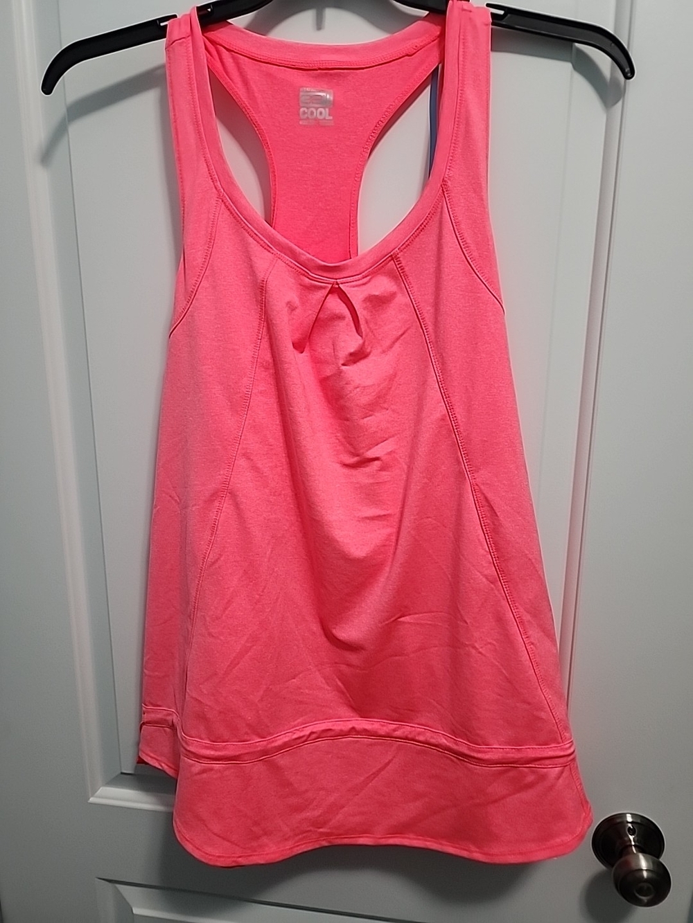 32 Degrees Cool Weatherproof Neon Pink Racerback Tank Top NWT
